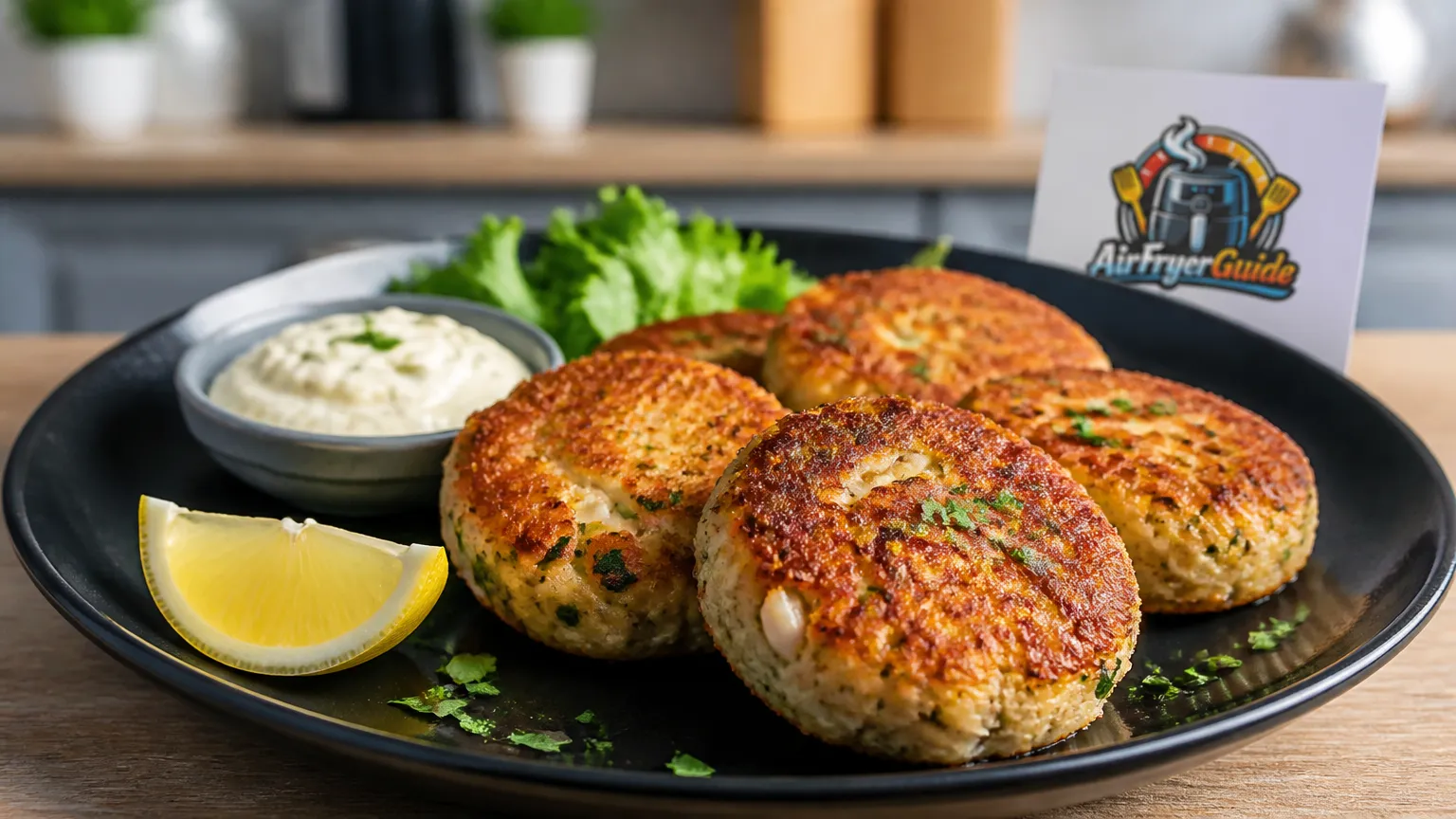 Krabbenküchlein im Airfryer