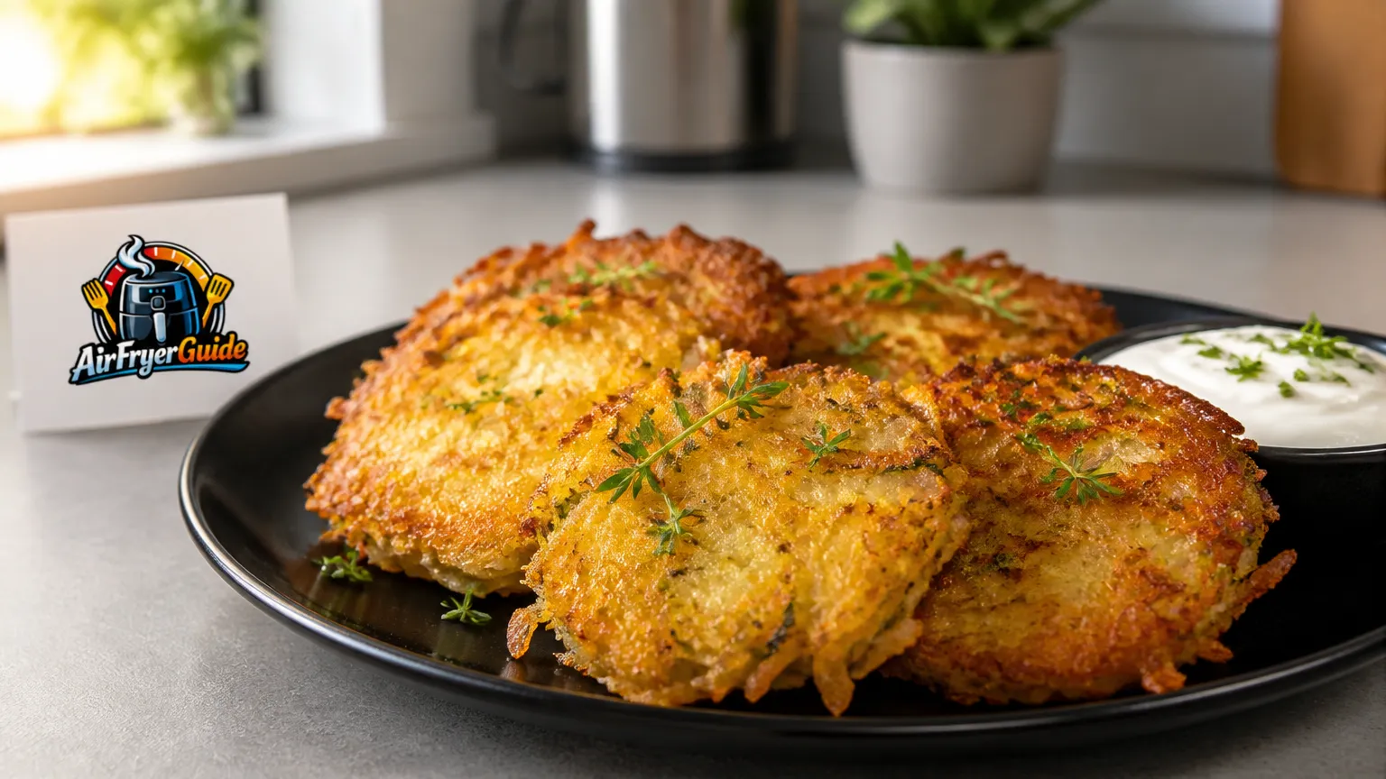 Kräuter Röstis im Airfryer