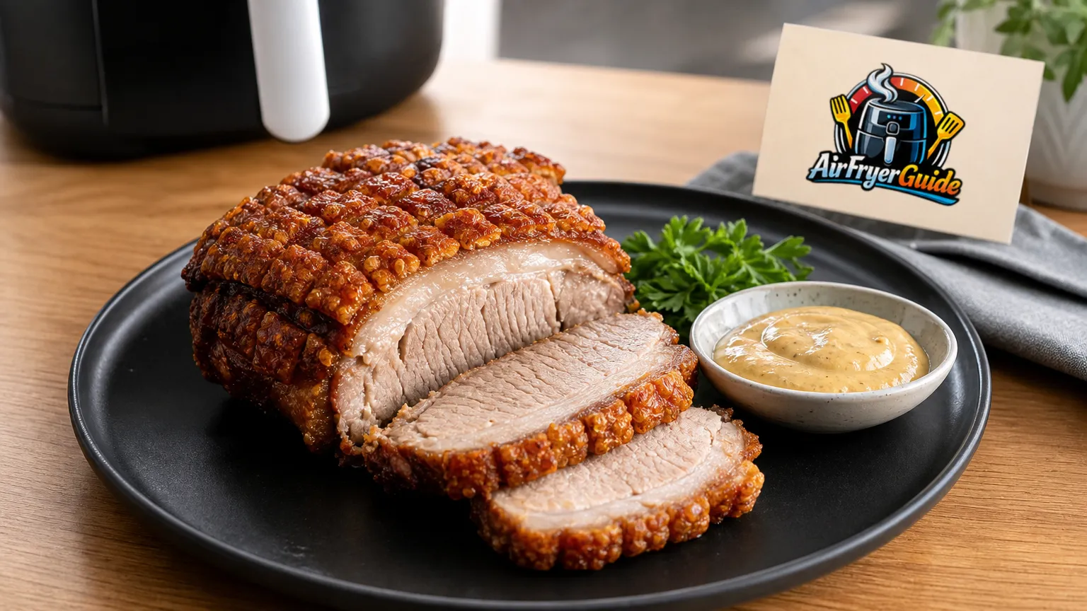 Krustenbraten im Airfryer