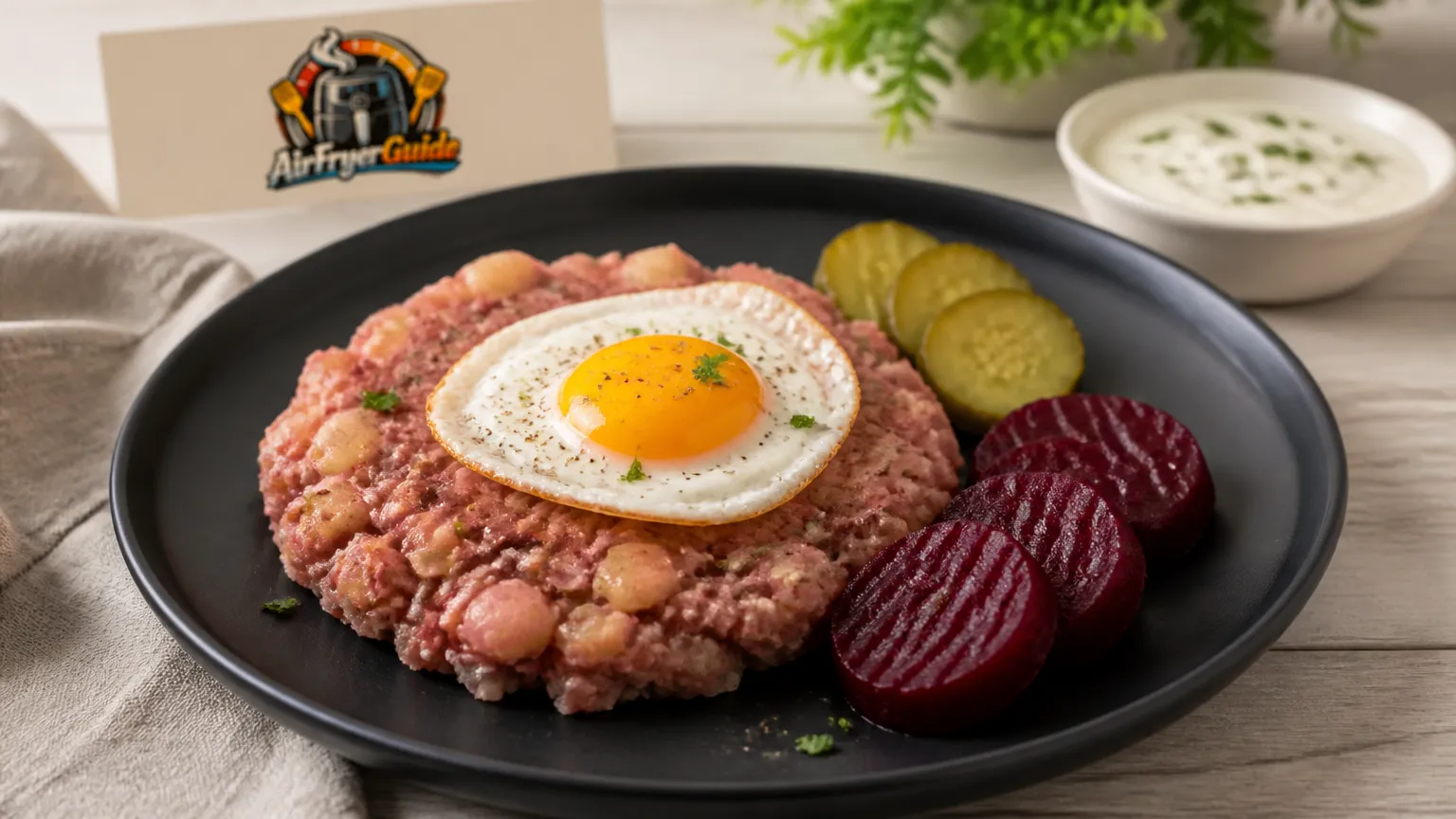 Labskaus aufwärmen im Airfryer