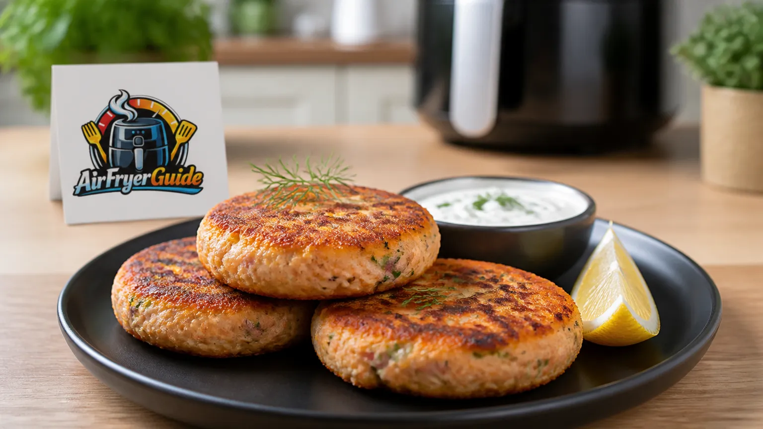 Lachs Patties im Airfryer