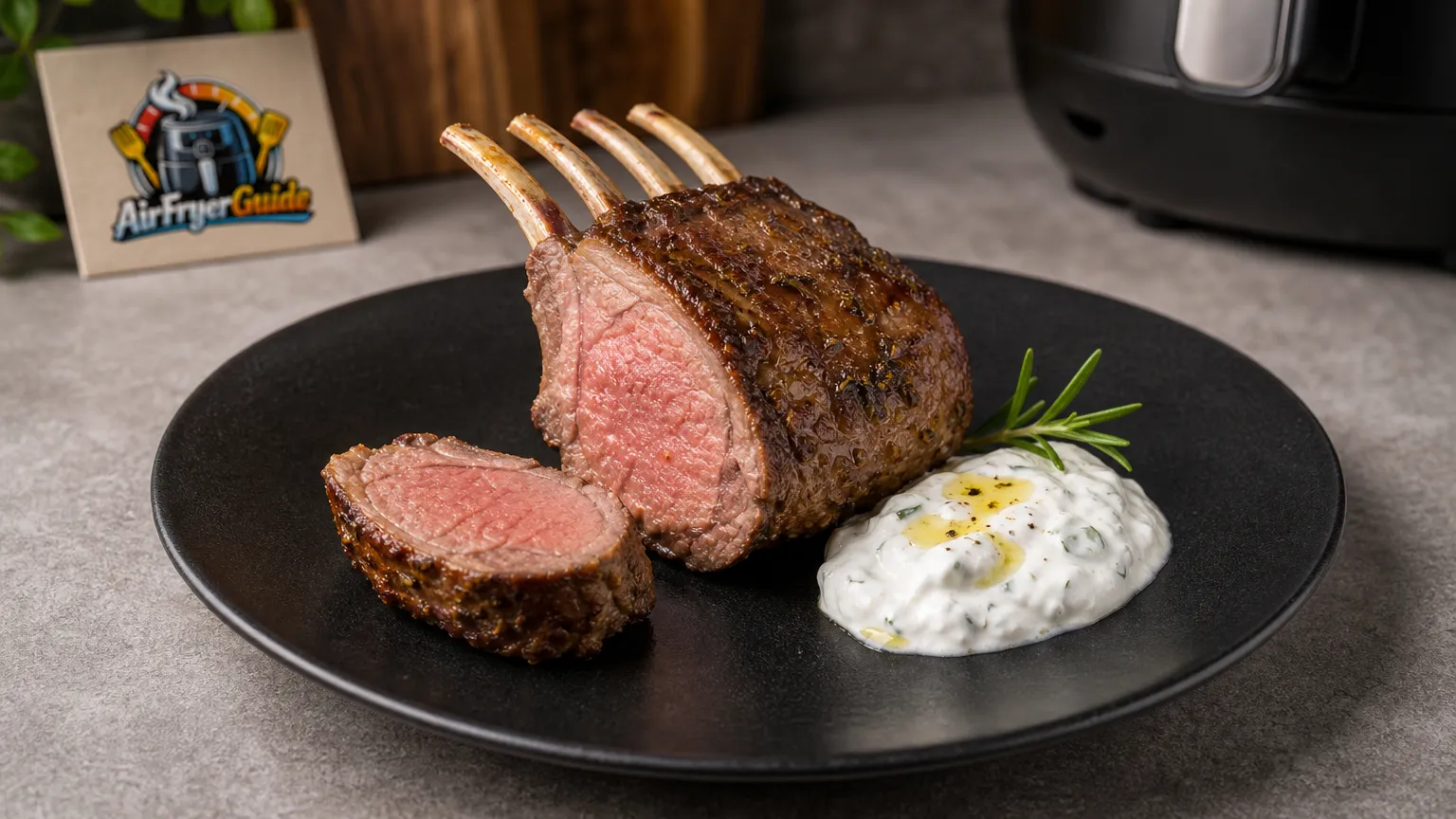 Lammrücken im Airfryer
