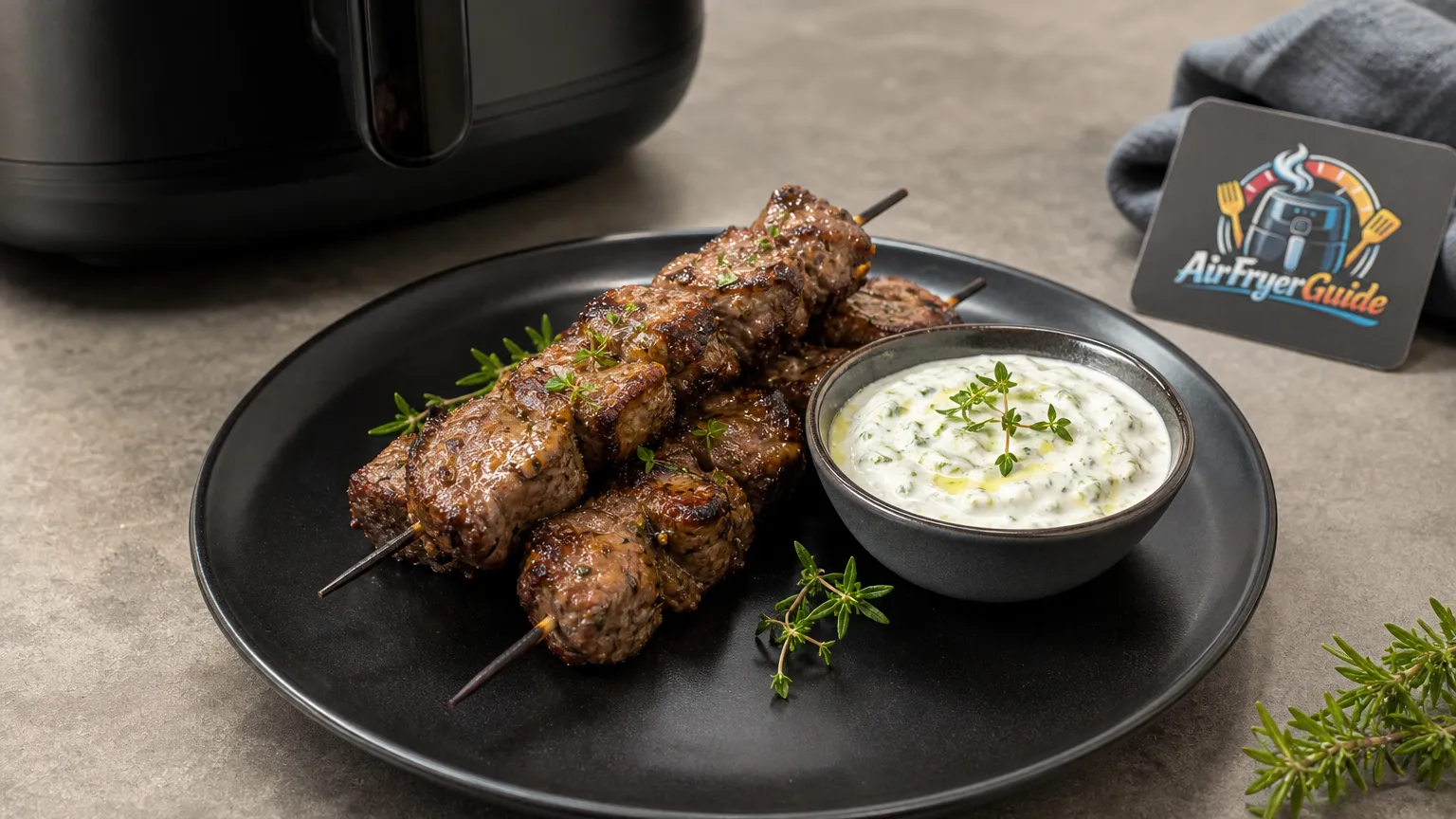 Lammspieße im Airfryer