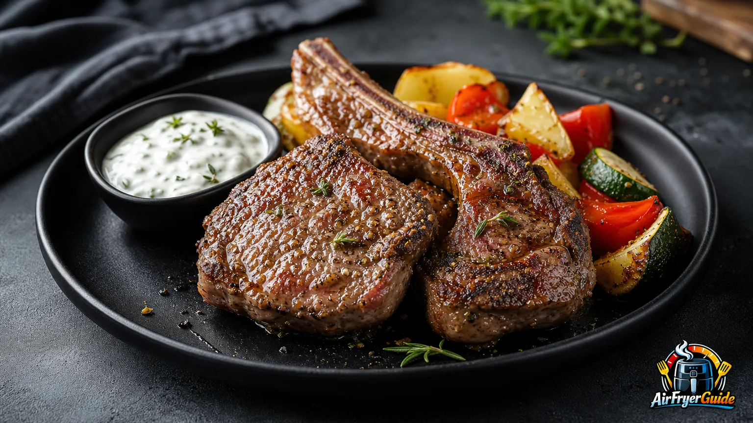 Lammsteak im Airfryer