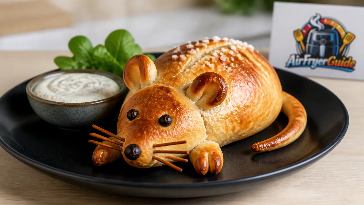 Laugenmaus im Airfryer