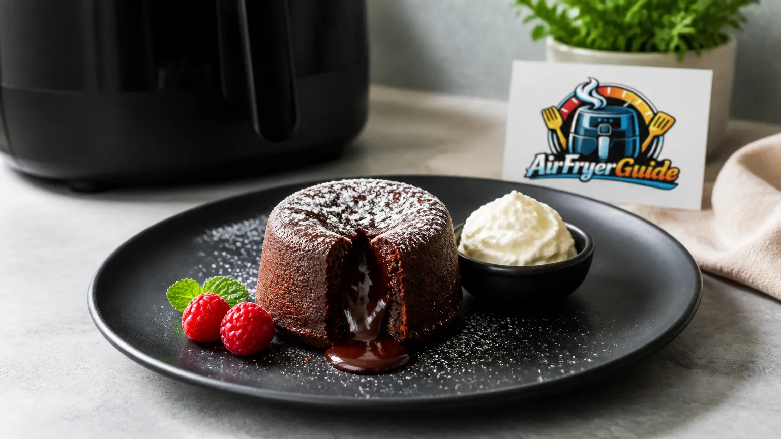 Lava Cake im Airfryer