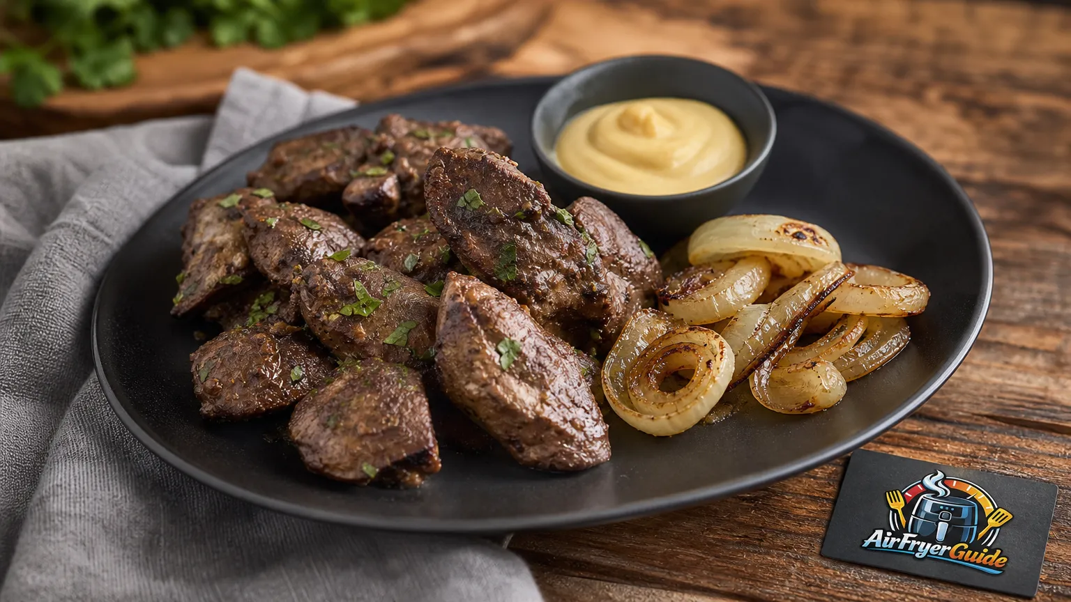 Leber im Airfryer