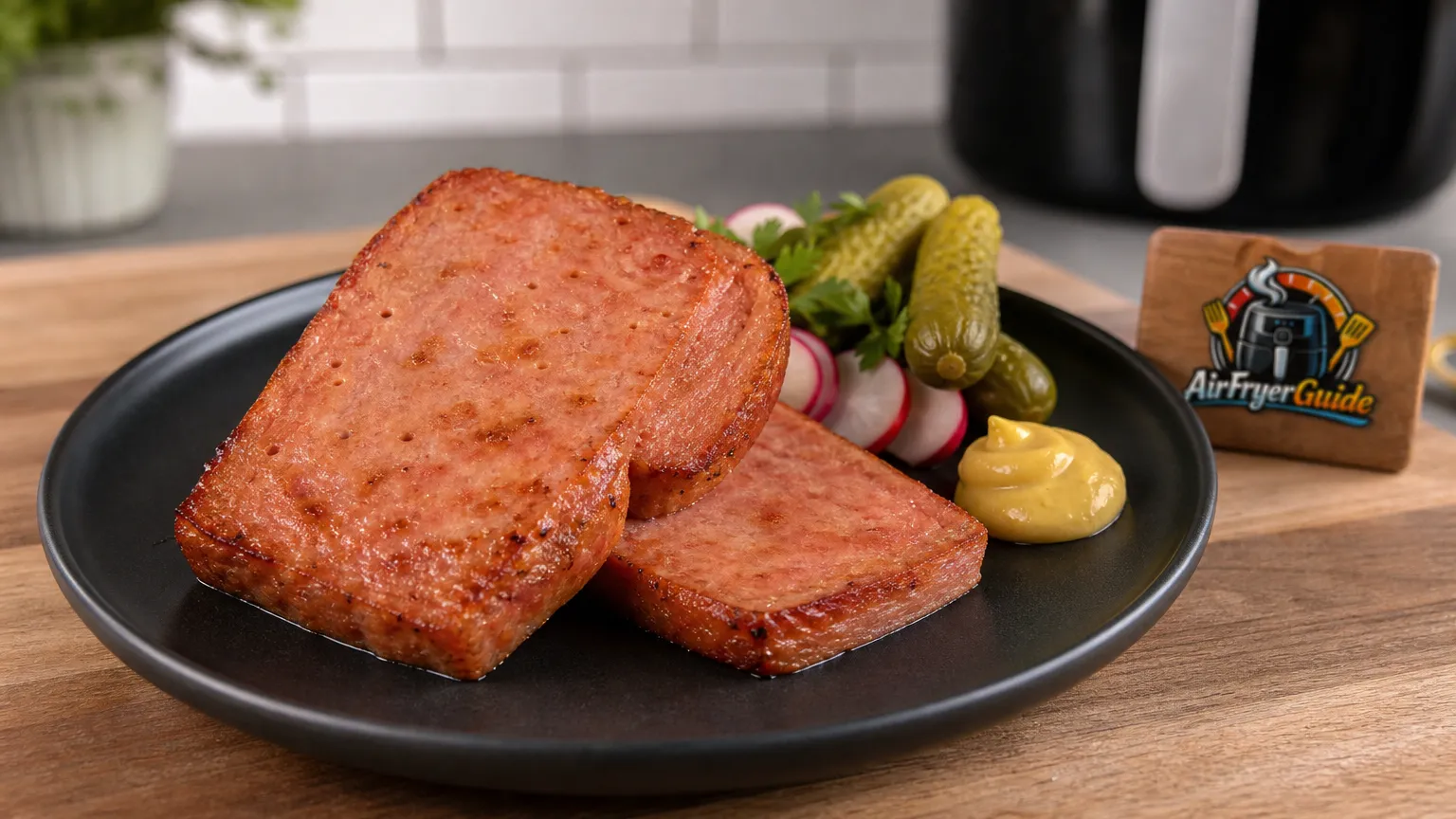 Bayerischer Leberkäse im Airfryer