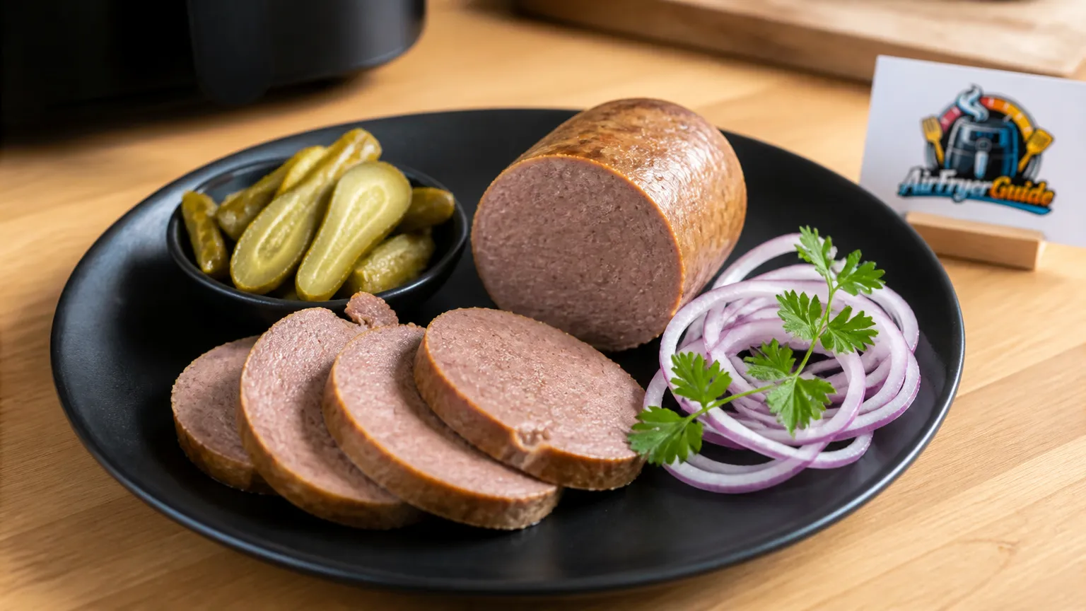 Leberwurst im Airfryer