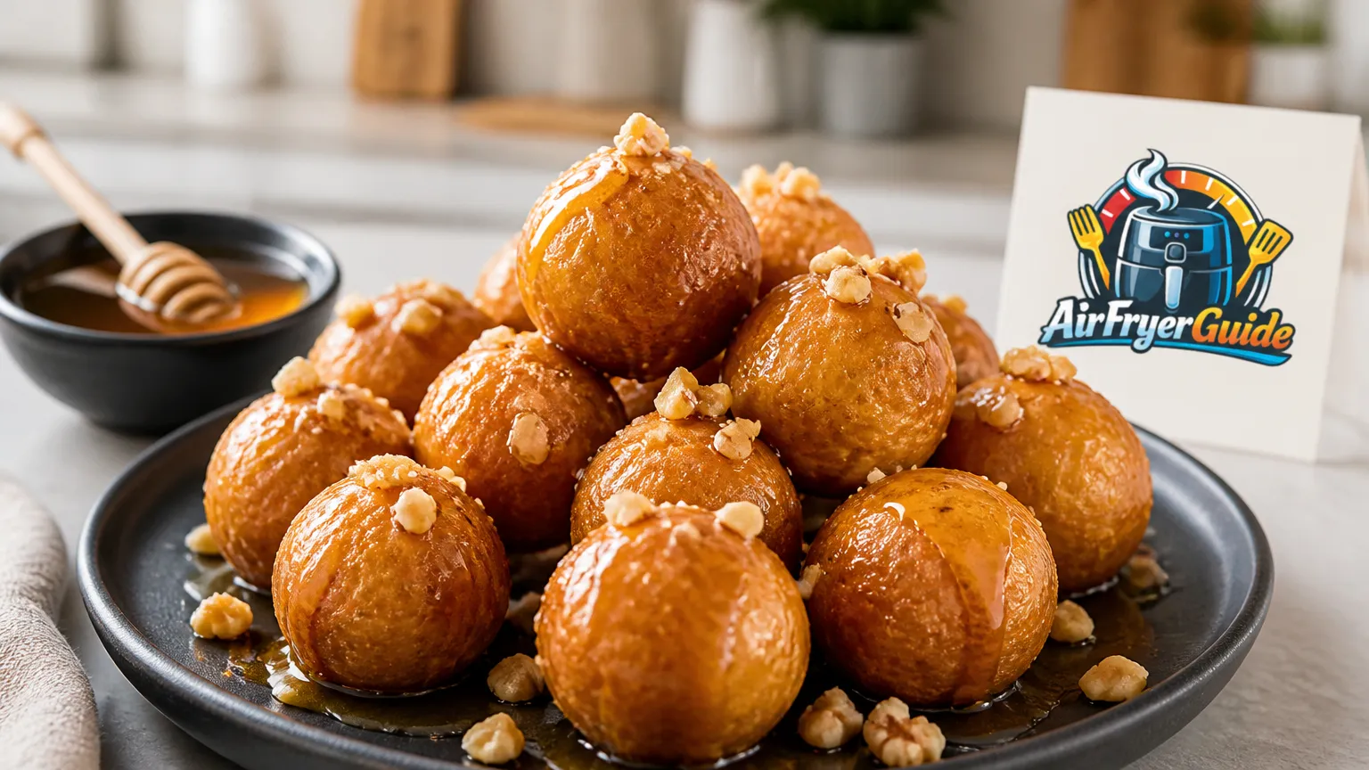 Loukoumades im Airfryer