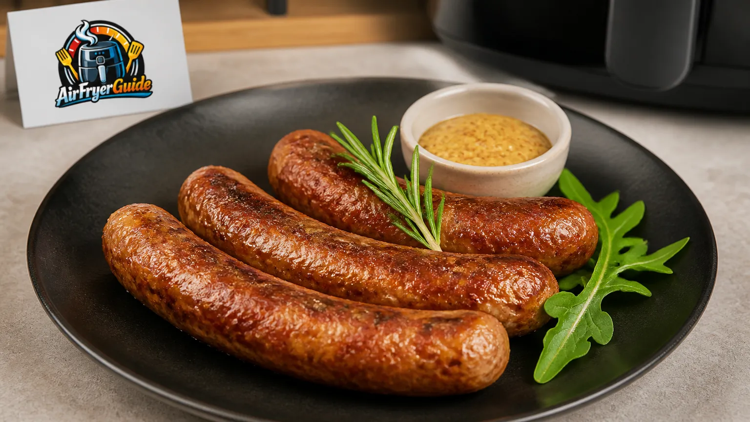 Luganighe im Airfryer
