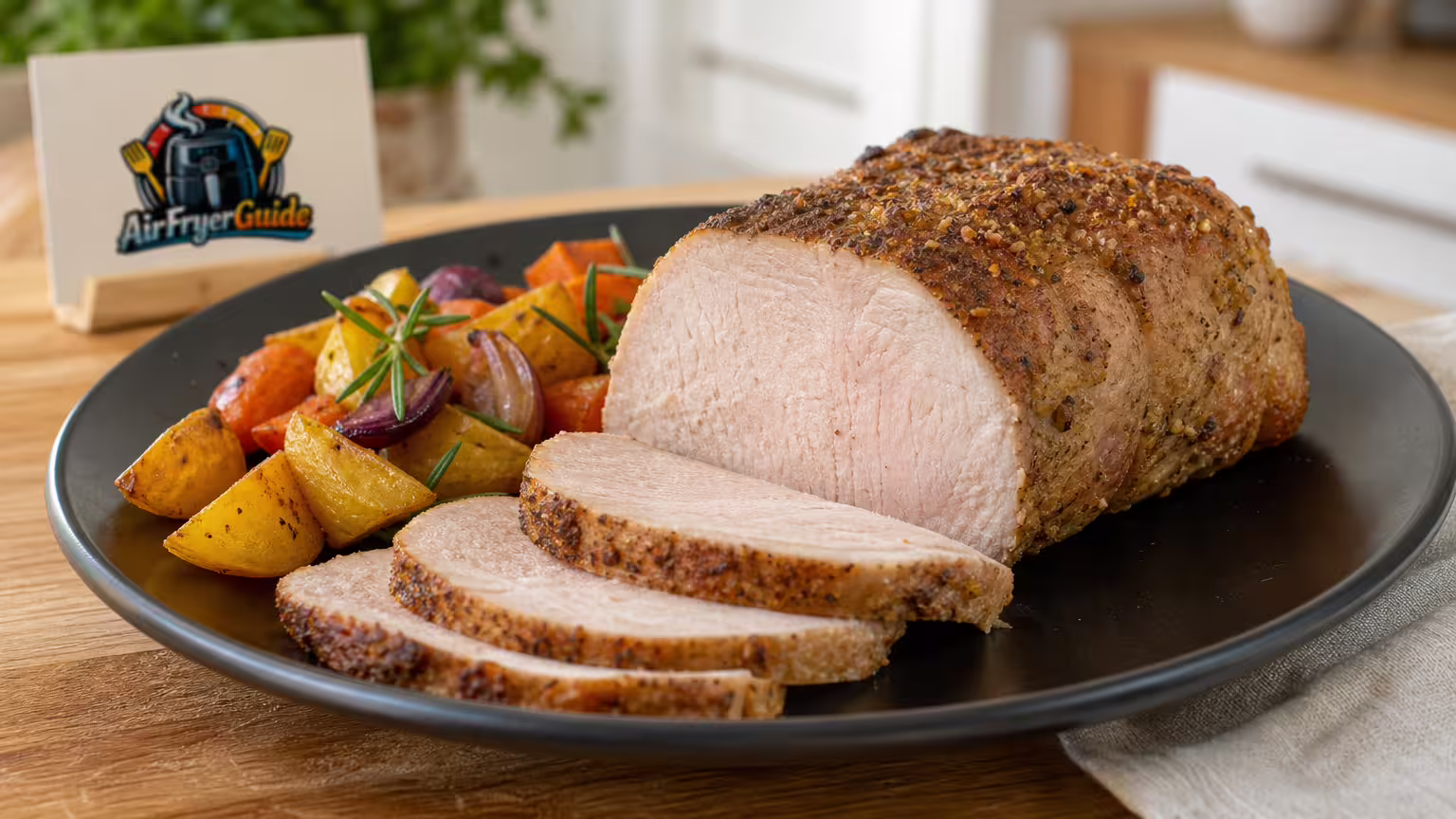Lummerbraten (TK) im Airfryer - Serviervorschlag