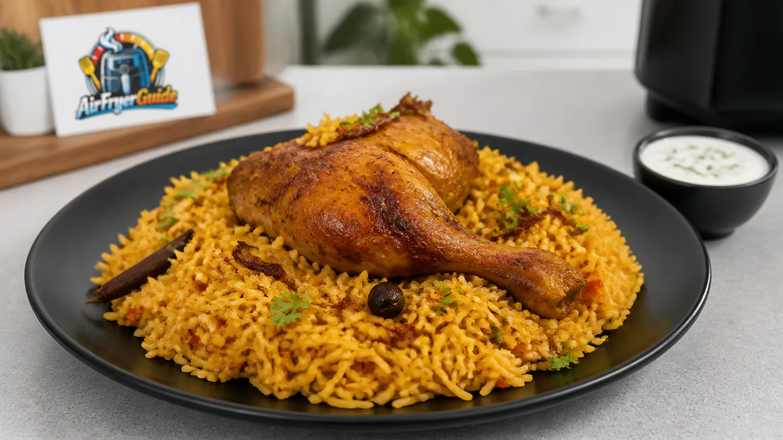 Machboos Chicken im Airfryer