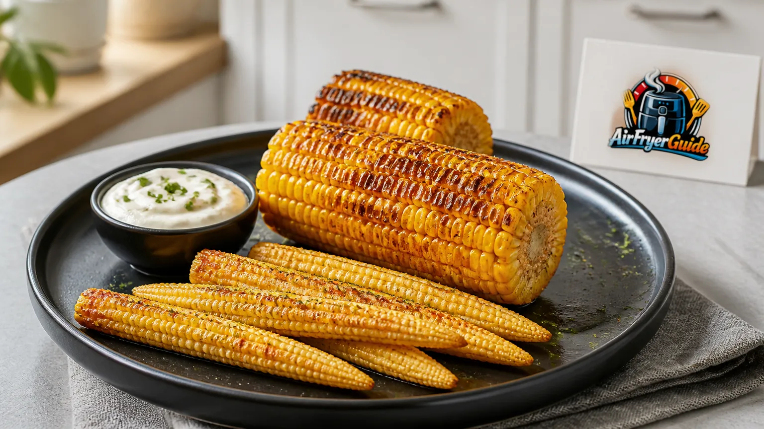 Babymaiskolben im Airfryer
