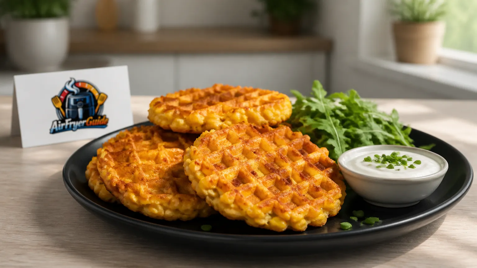 Maiswaffeln im Airfryer