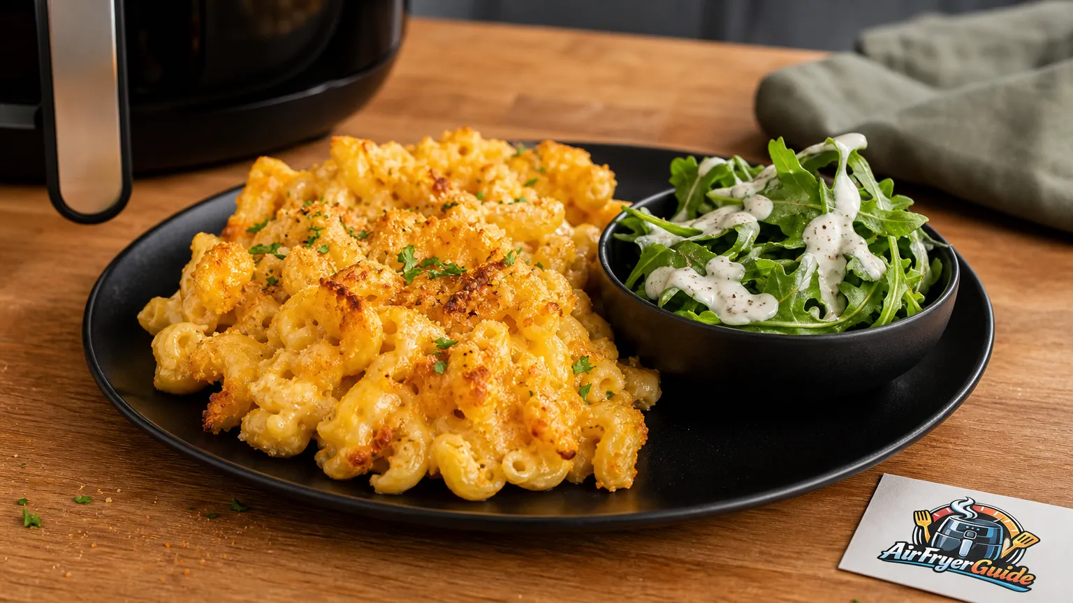 Makkaroni mit Käse im Airfryer