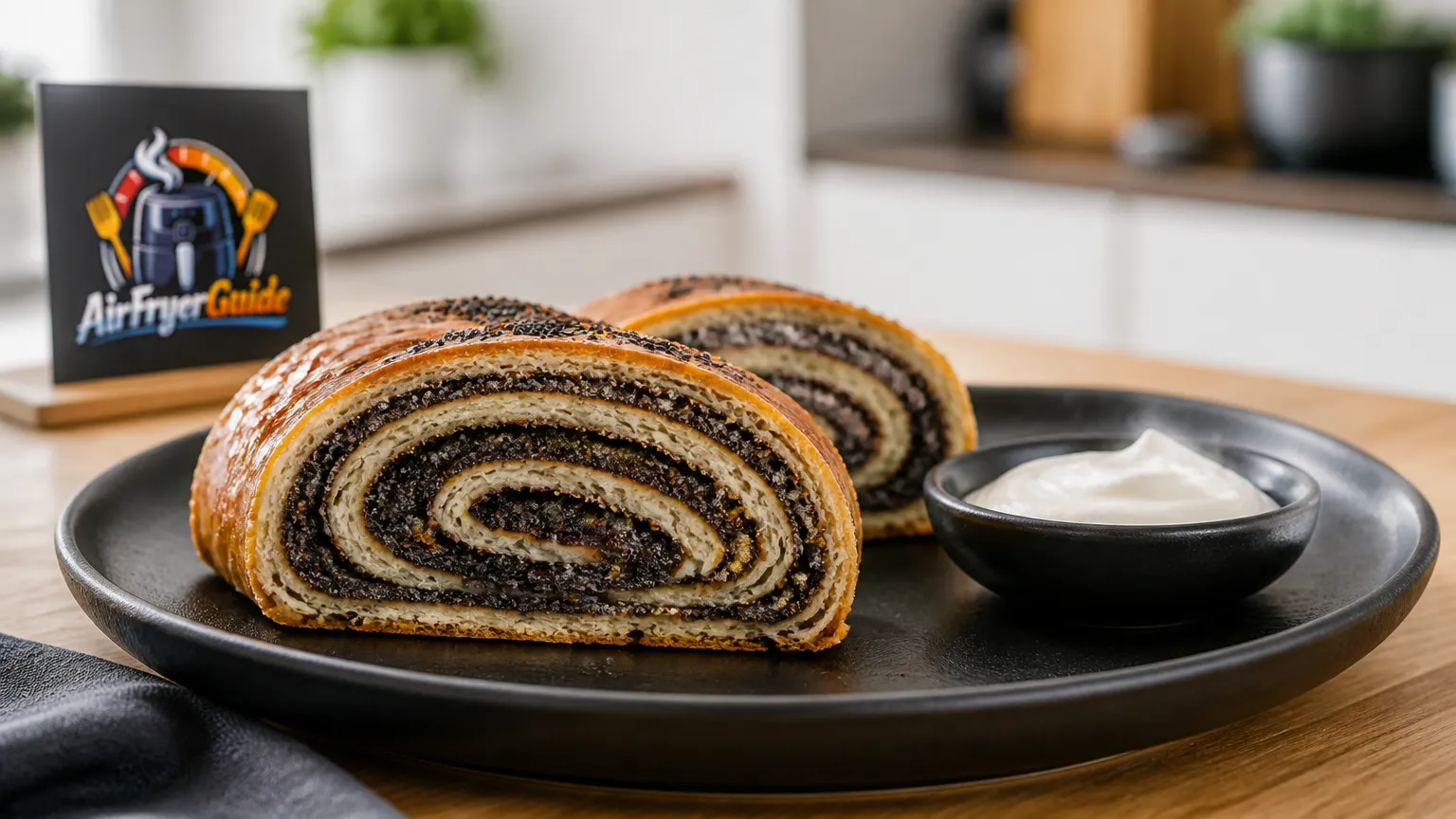 Makowiec (Kühlware) im Airfryer