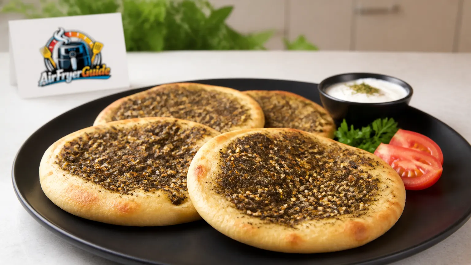 Manakish im Airfryer
