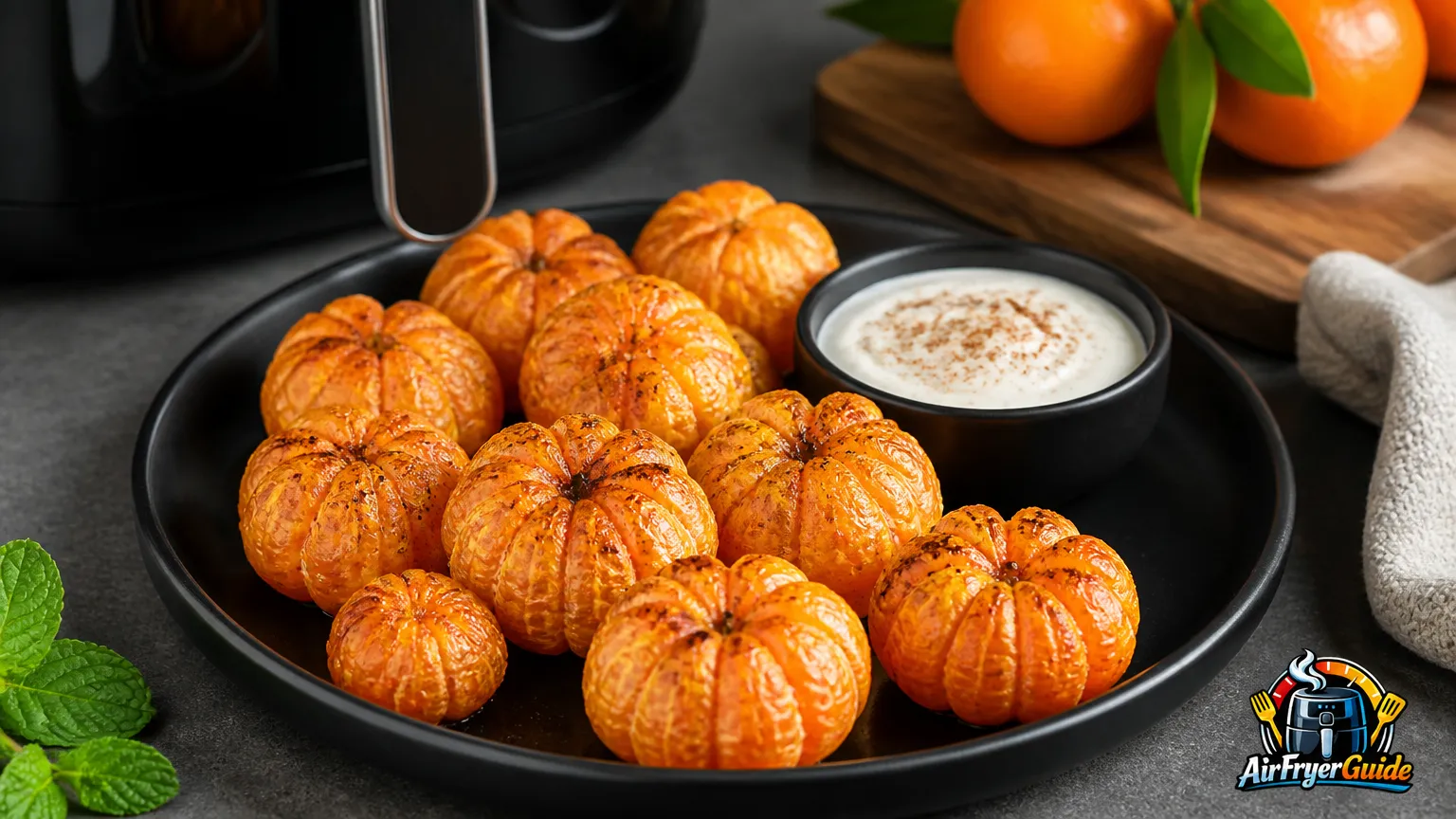 Mandarinen im Airfryer