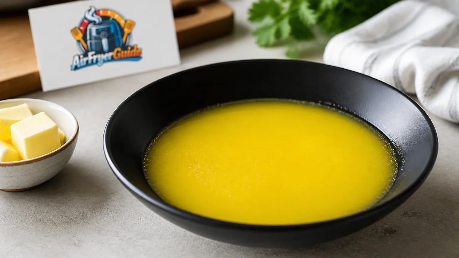 Margarine schmelzen im Airfryer