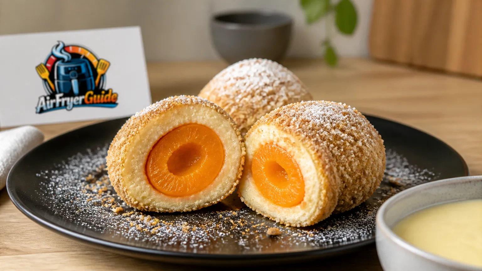 Marillenknödel (TK) im Airfryer