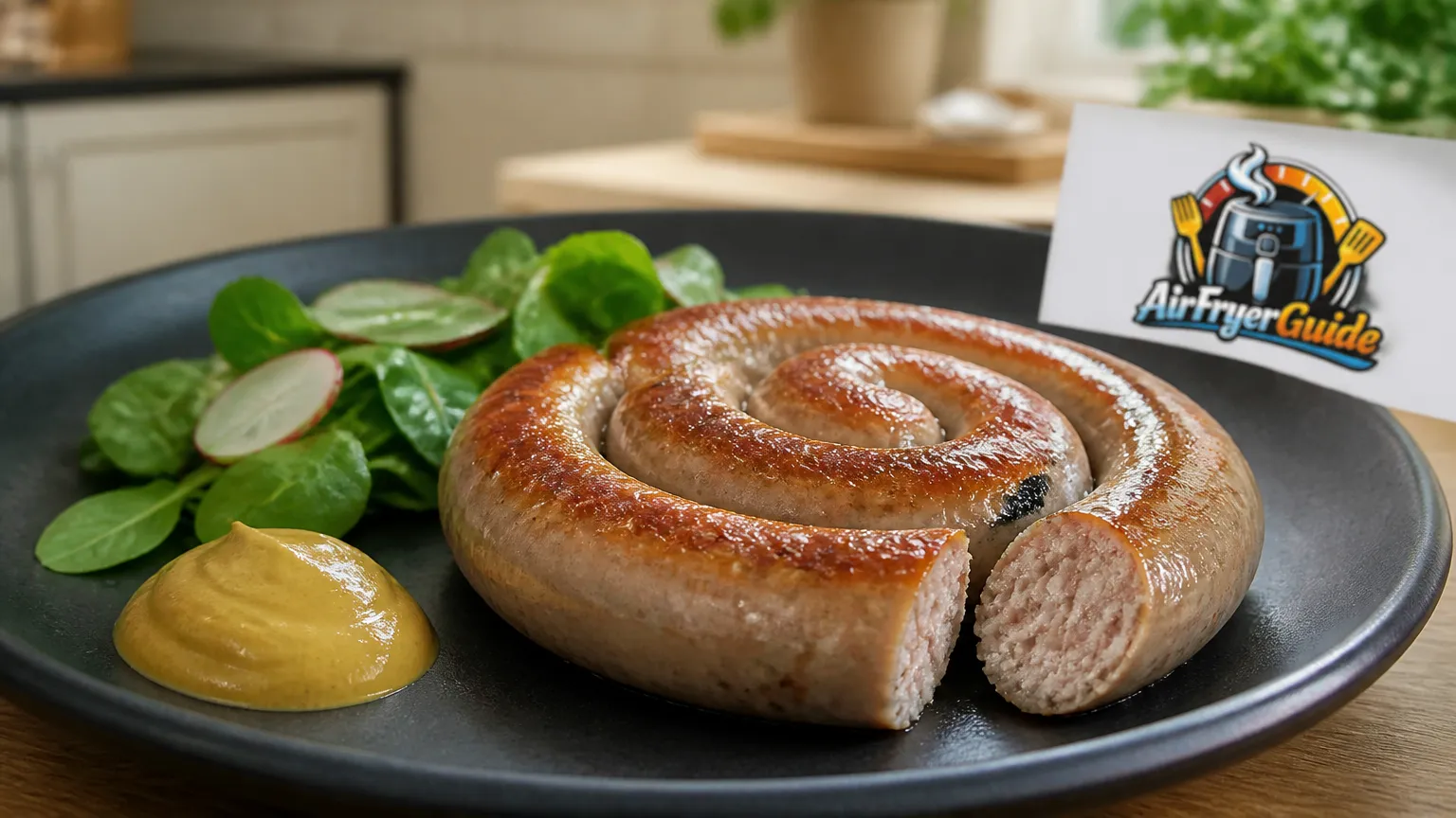 Medisterpølse (Kühlware) im Airfryer