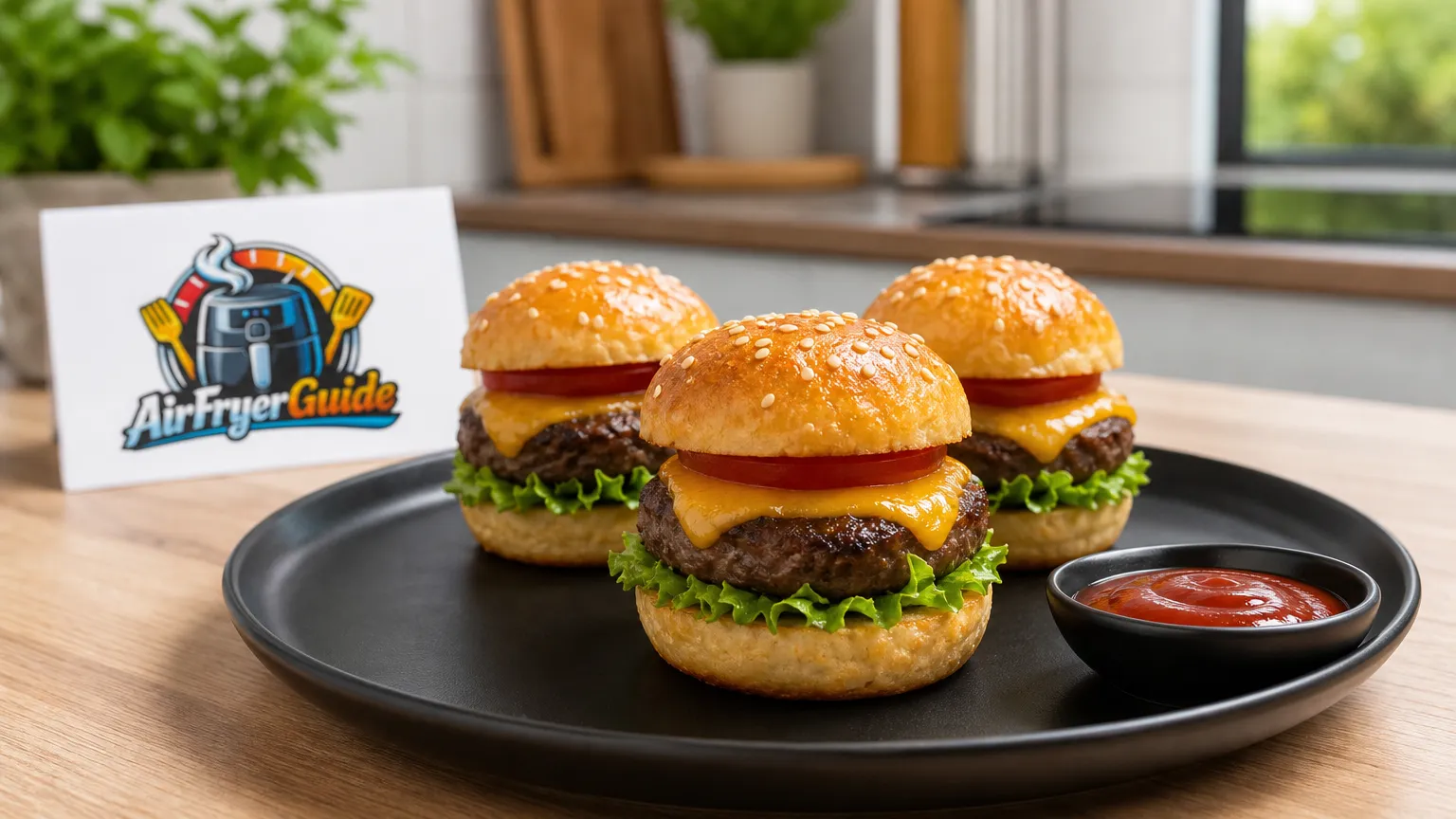 Mini Burger im Airfryer