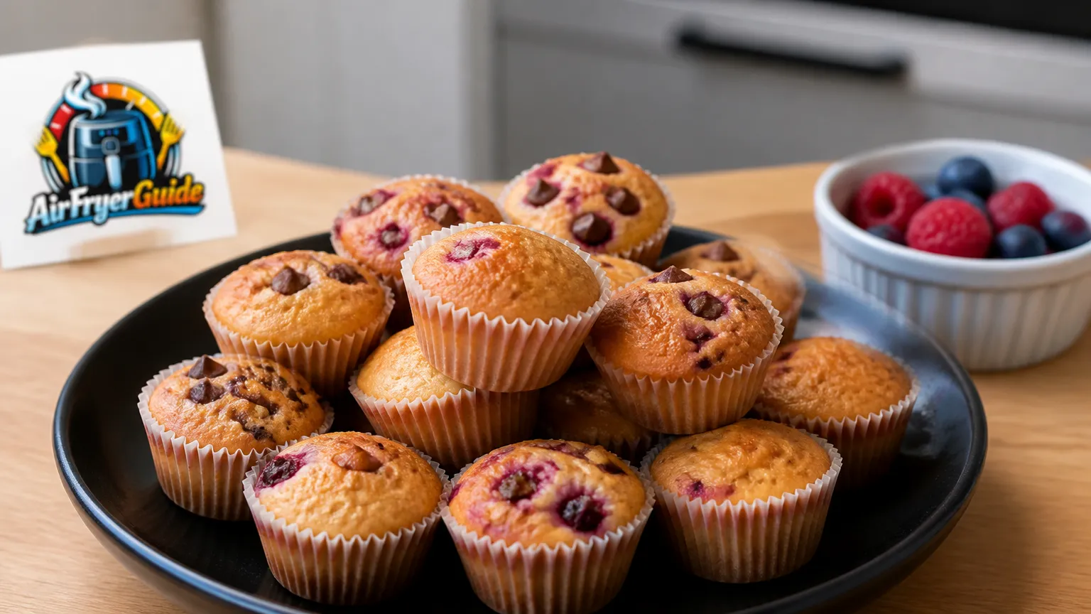 Mini-Cupcakes im Airfryer