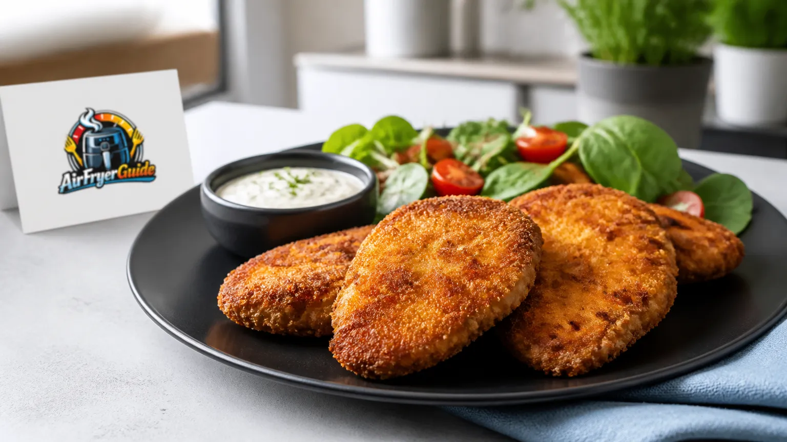 Mini Hähnchenschnitzel (TK) im Airfryer