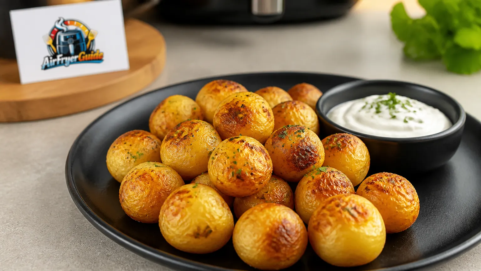 Mini-Kartoffelklöße im Airfryer