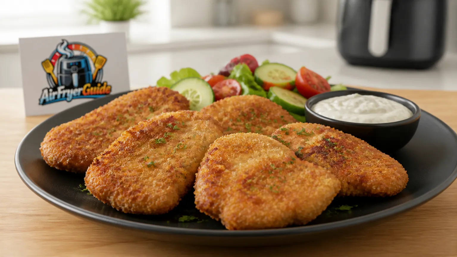 Mini Schweineschnitzel (TK) im Airfryer