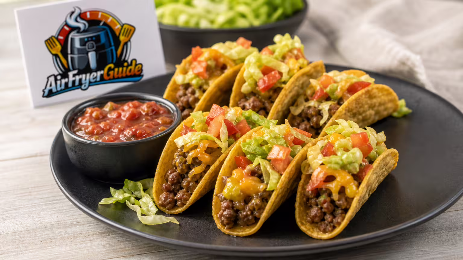 Mini-Tacos im Airfryer