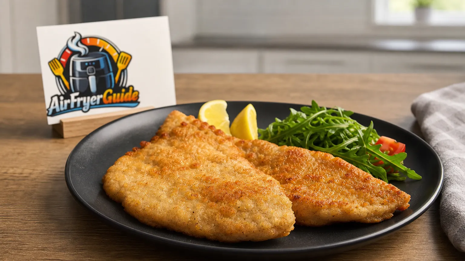 Minutenschnitzel im Airfryer