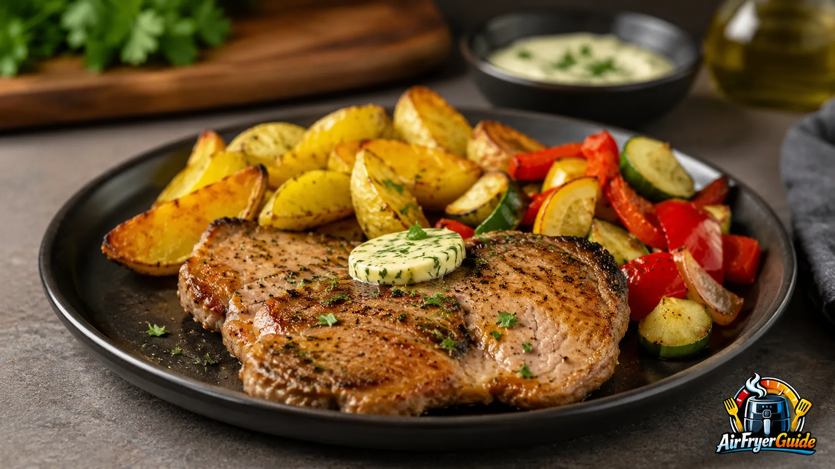Minutensteaks im Airfryer