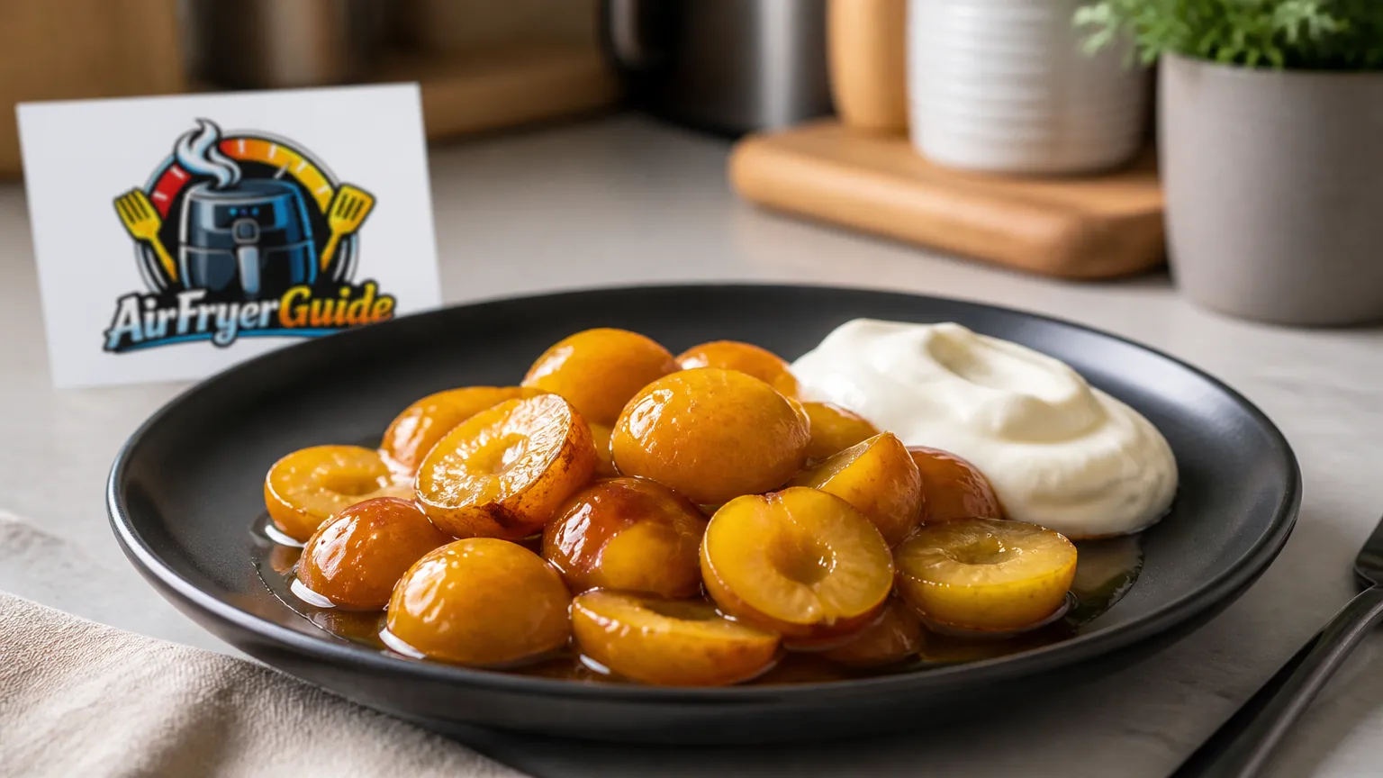 Mirabellenkompott im Airfryer