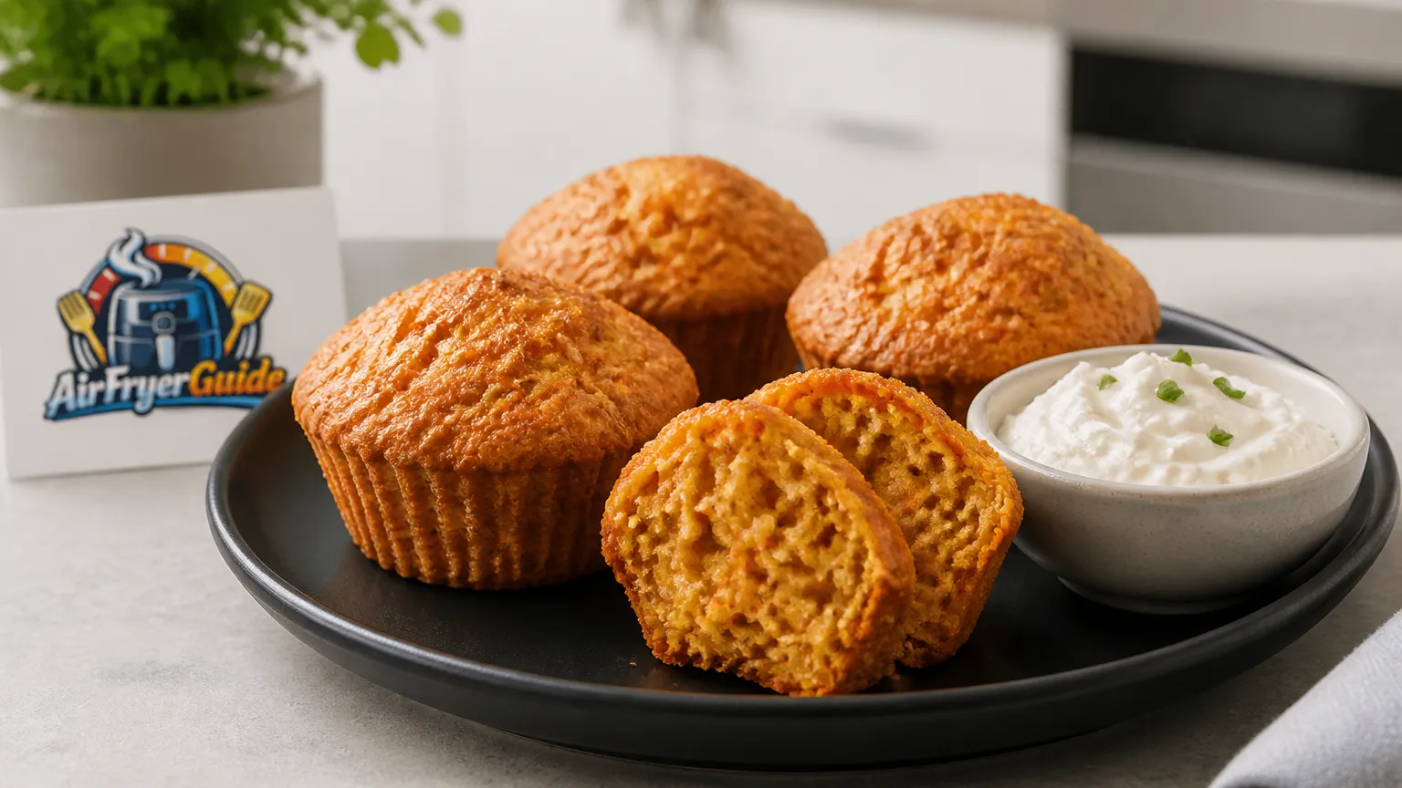 Möhrenmuffins im Airfryer