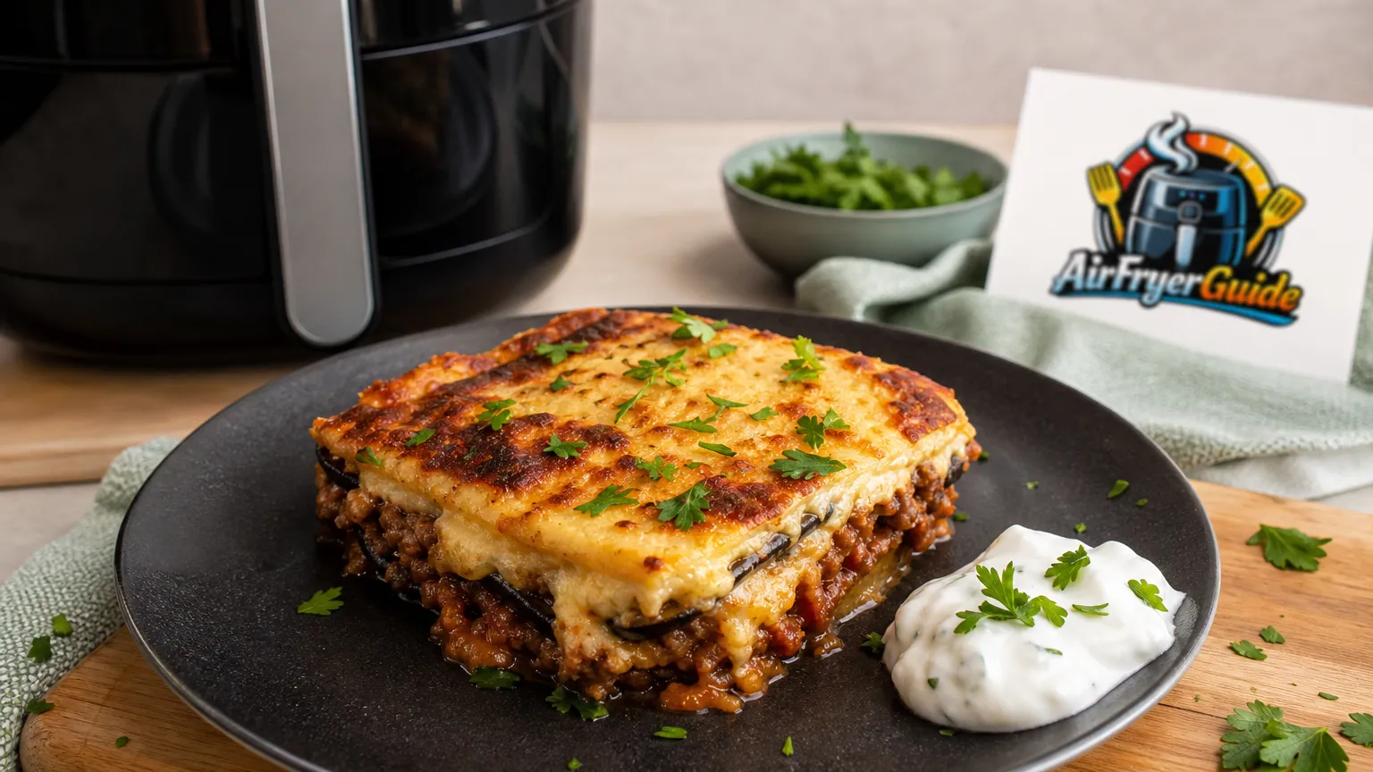 Moussaka im Airfryer