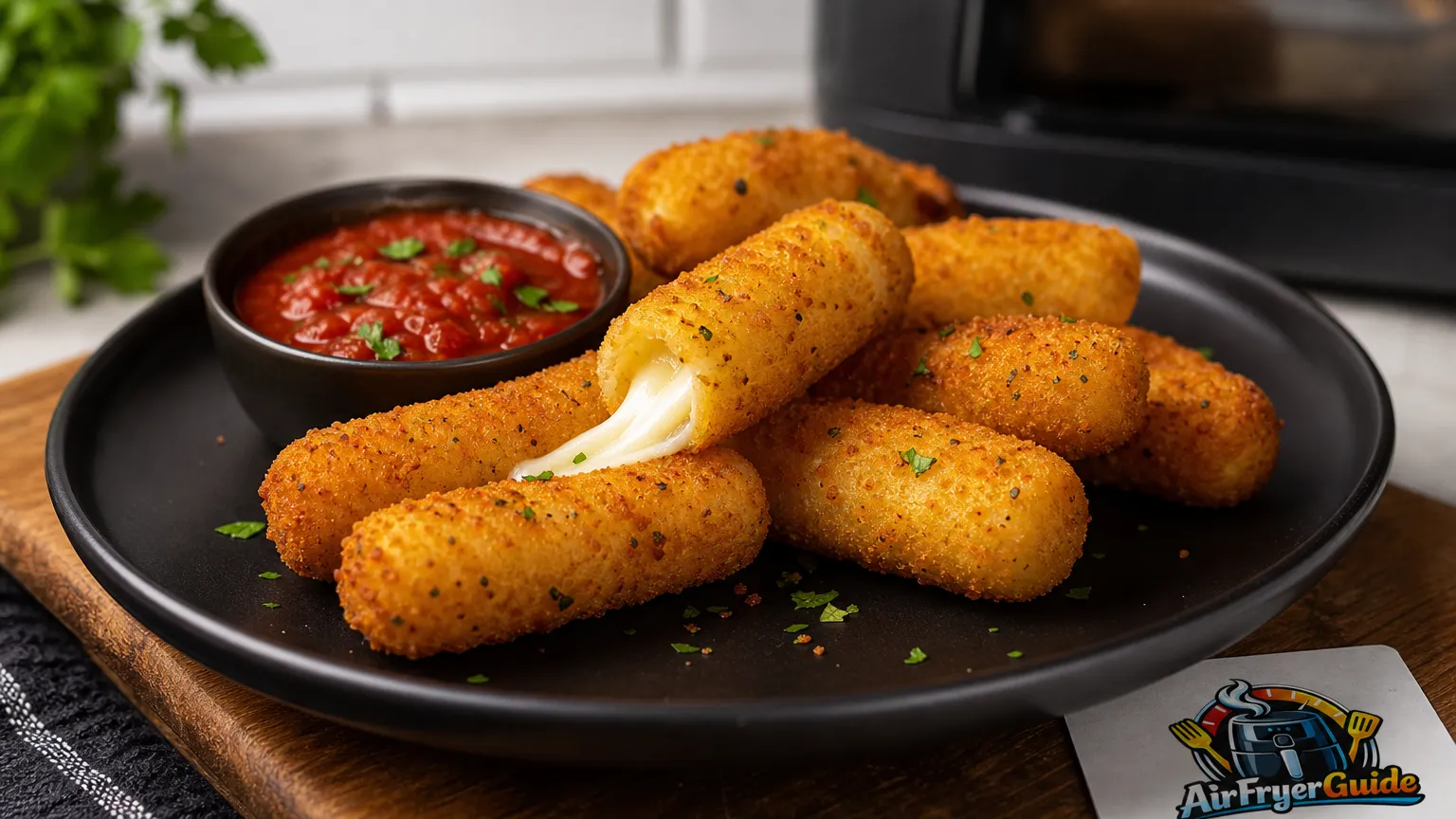 Mozzarella Sticks im Airfryer