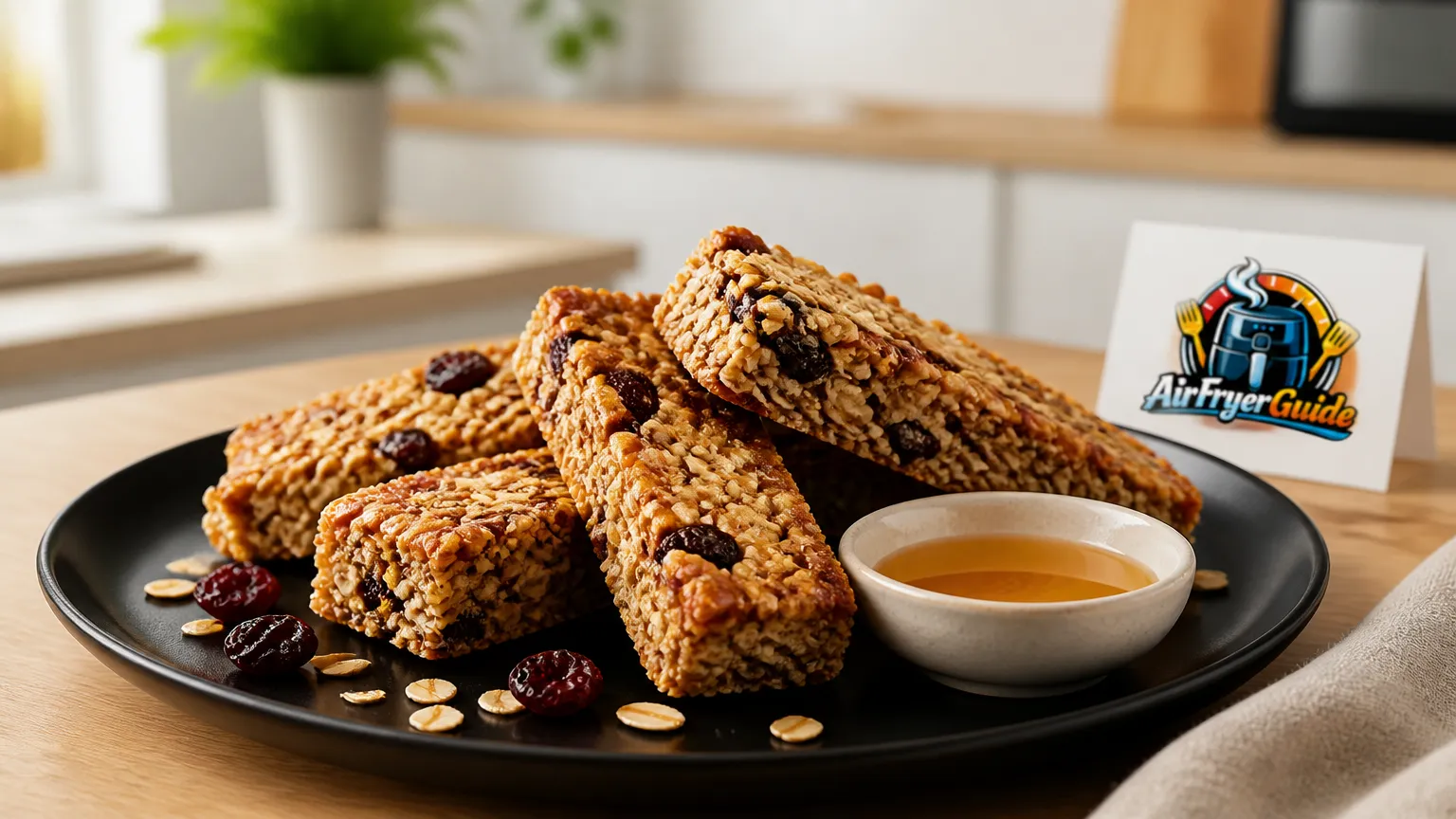 Müsliriegel im Airfryer