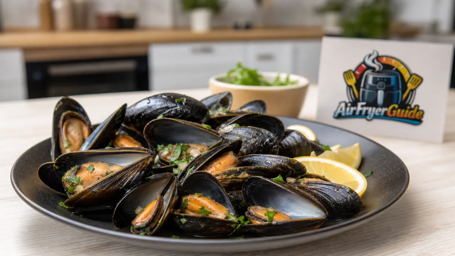 Muscheln im Airfryer