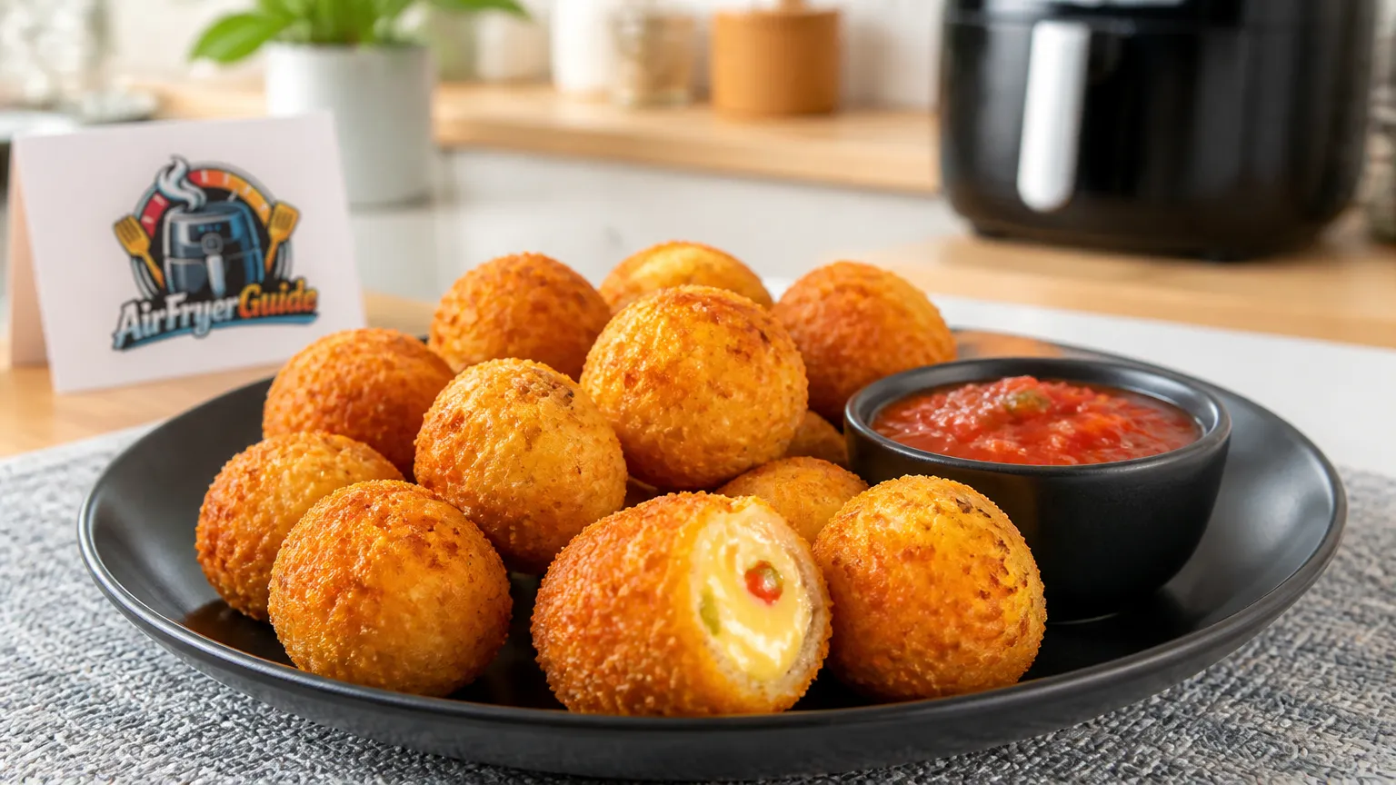 Nacho-Käse-Bällchen (TK) im Airfryer
