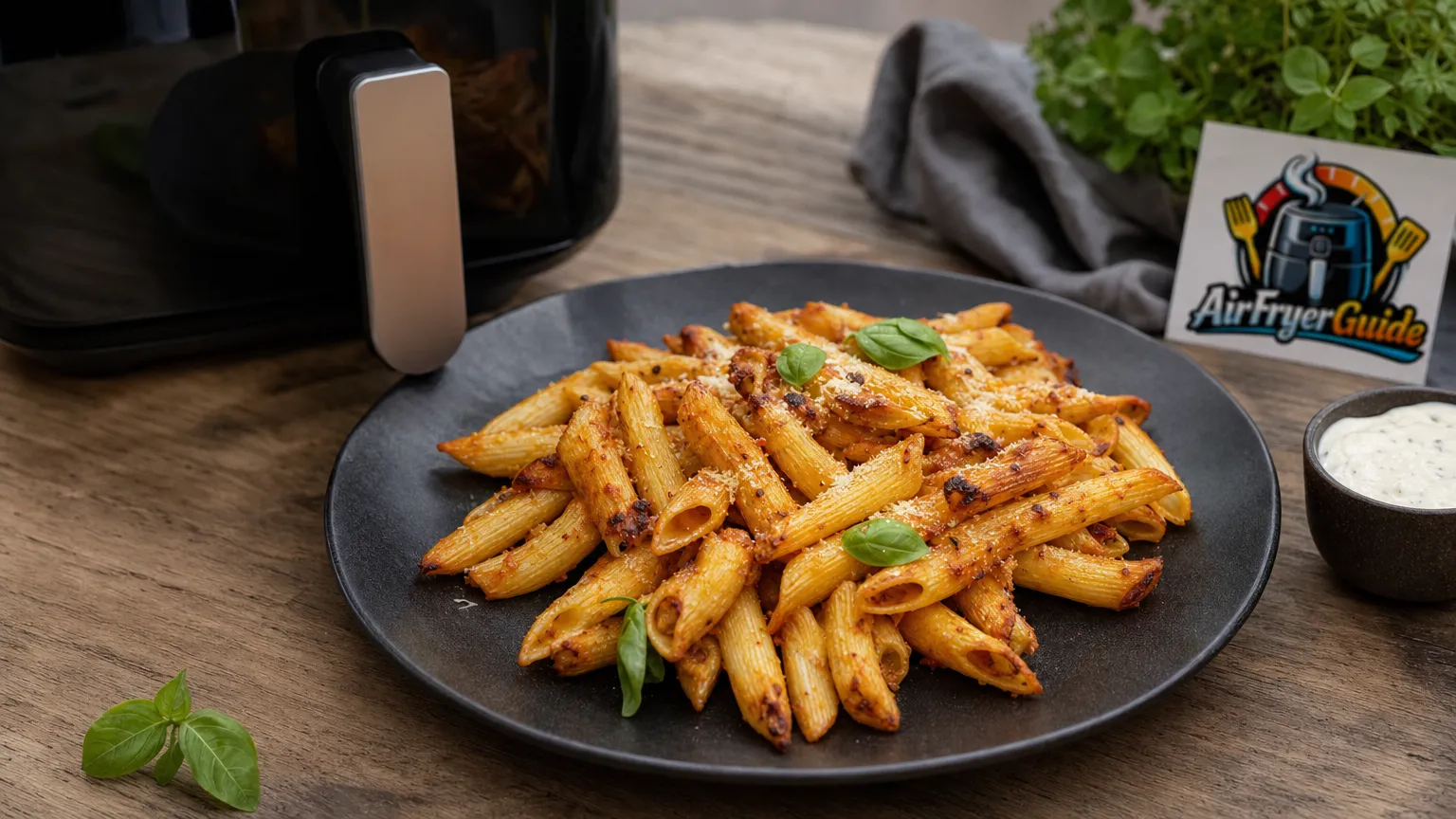 Nudeln aufwärmen im Airfryer