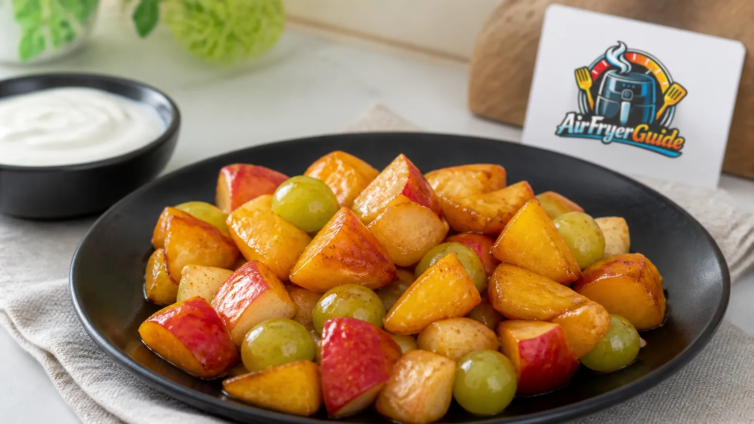Obstsalat im Airfryer
