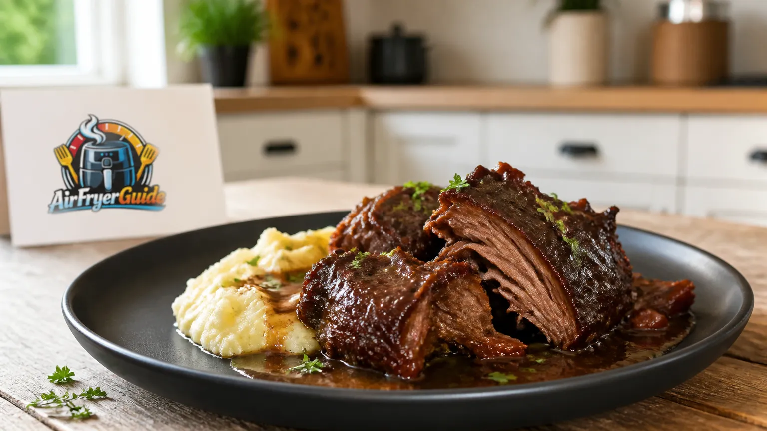 Ochsenbäckchen im Airfryer