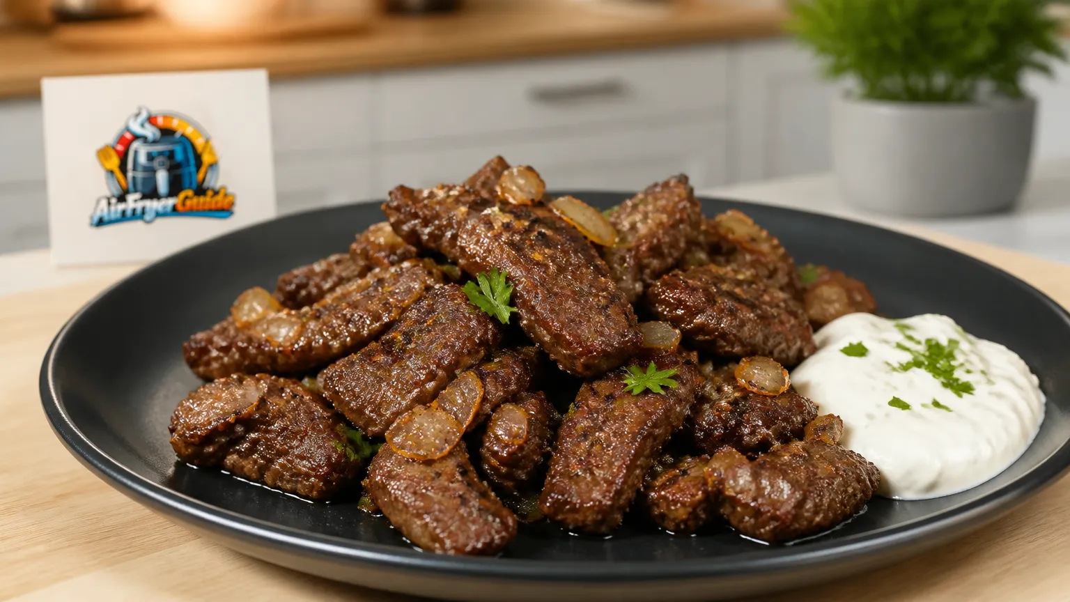 Ochsenfetzen im Airfryer