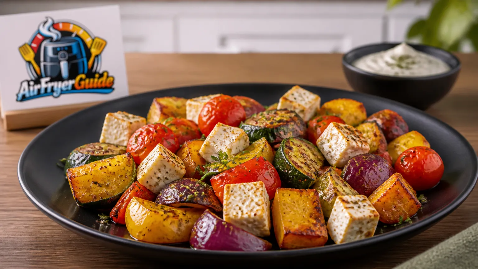 Ofengemüse mit Feta im Airfryer