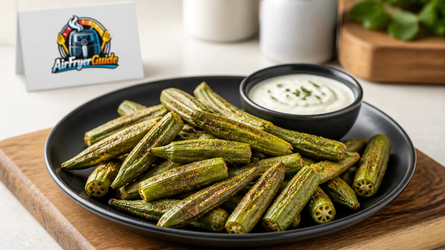 Okra im Airfryer