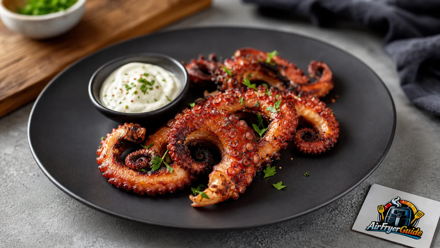 Oktopus im Airfryer
