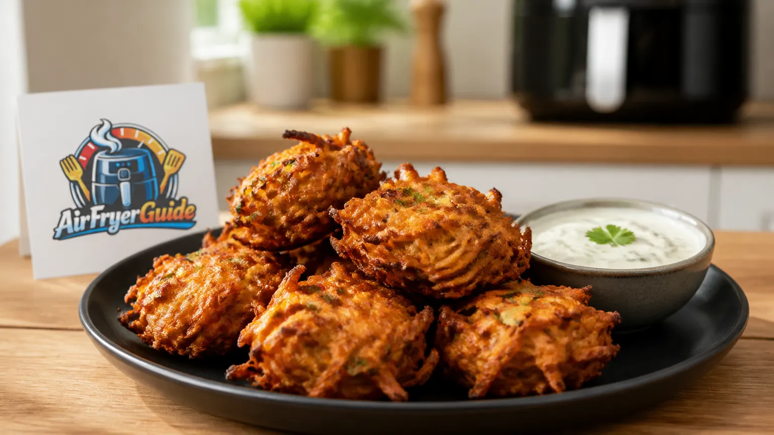 Onion Bhaji im Airfryer