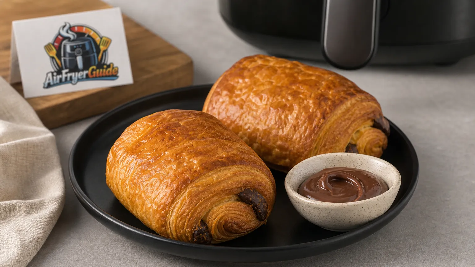 Pain au Chocolat im Airfryer